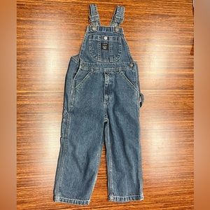 Lakin McKey Trading Company denim overalls size 4T VGUC